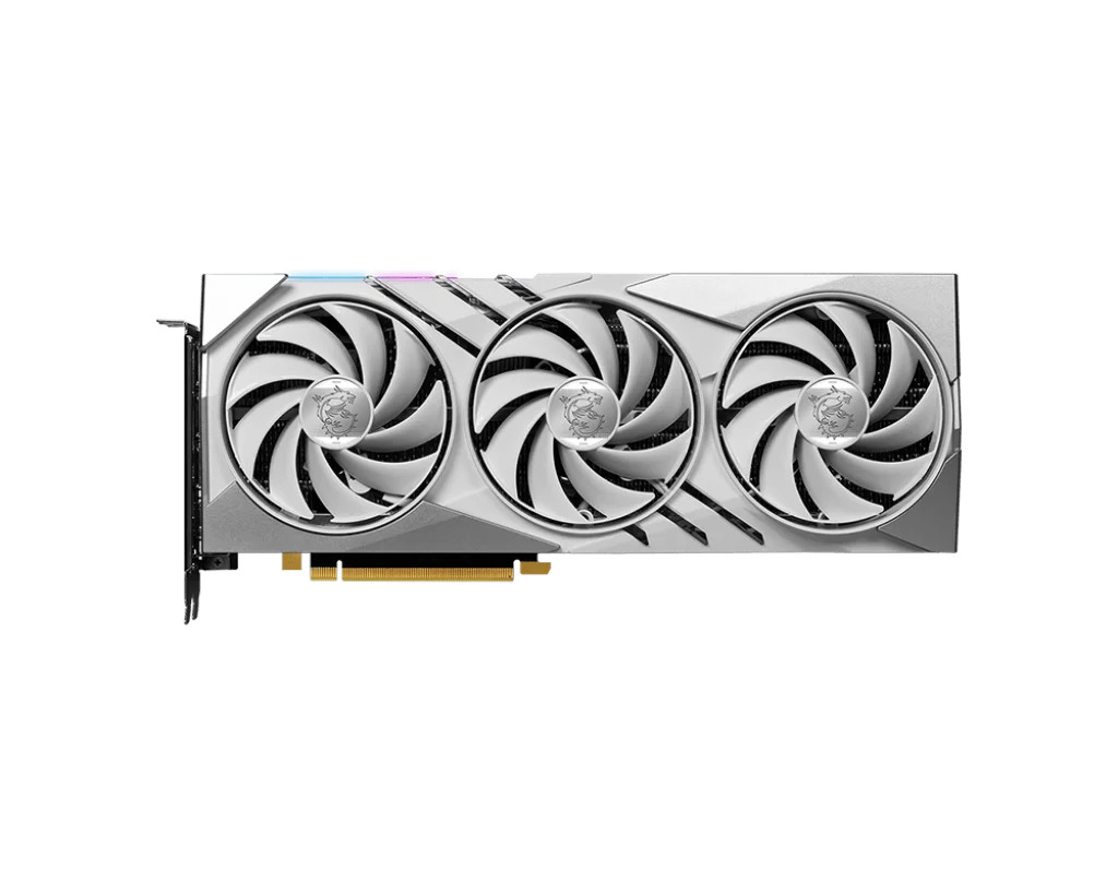 MSI RTX 4070 GAMING X SLIM WHITE 12G GRAPHIC CARD - Image 3