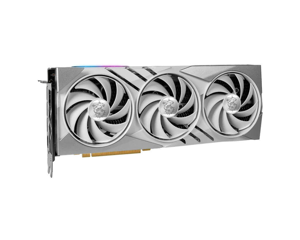 MSI RTX 4070 GAMING X SLIM WHITE 12G GRAPHIC CARD - Image 2