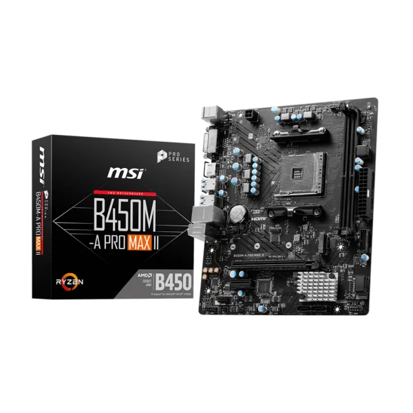 MSI B450M A PRO MAX II MOTHERBOARD