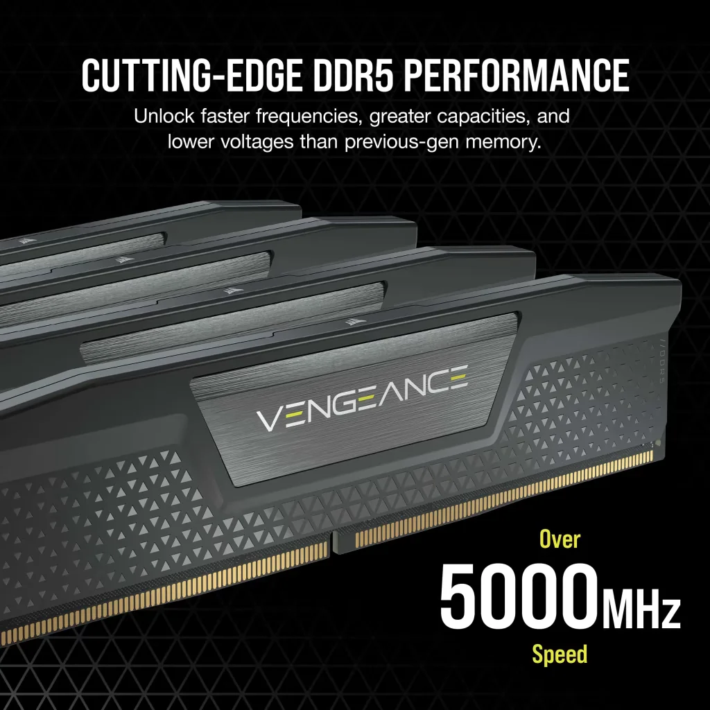 CORSAIR VENGEANCE 32GB 5600MHZ DDR5 DIMM MEMORY - Image 2