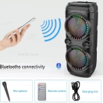 ZQS 8229 BLUETOOTH RGB SPEAKER WITH MIC - Image 2