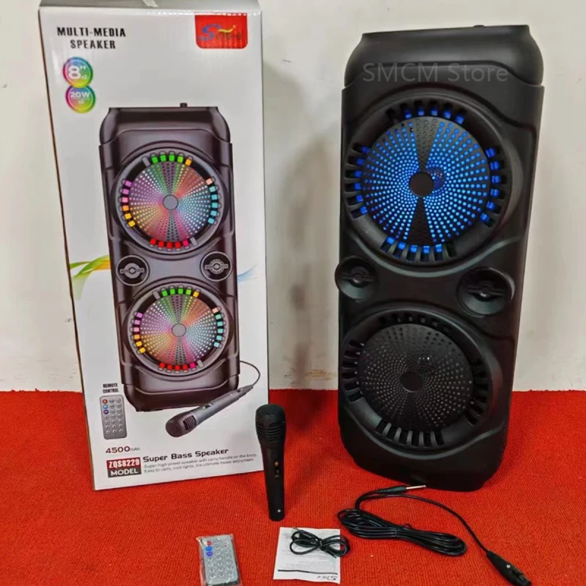 ZQS 8229 BLUETOOTH RGB SPEAKER WITH MIC - Image 4