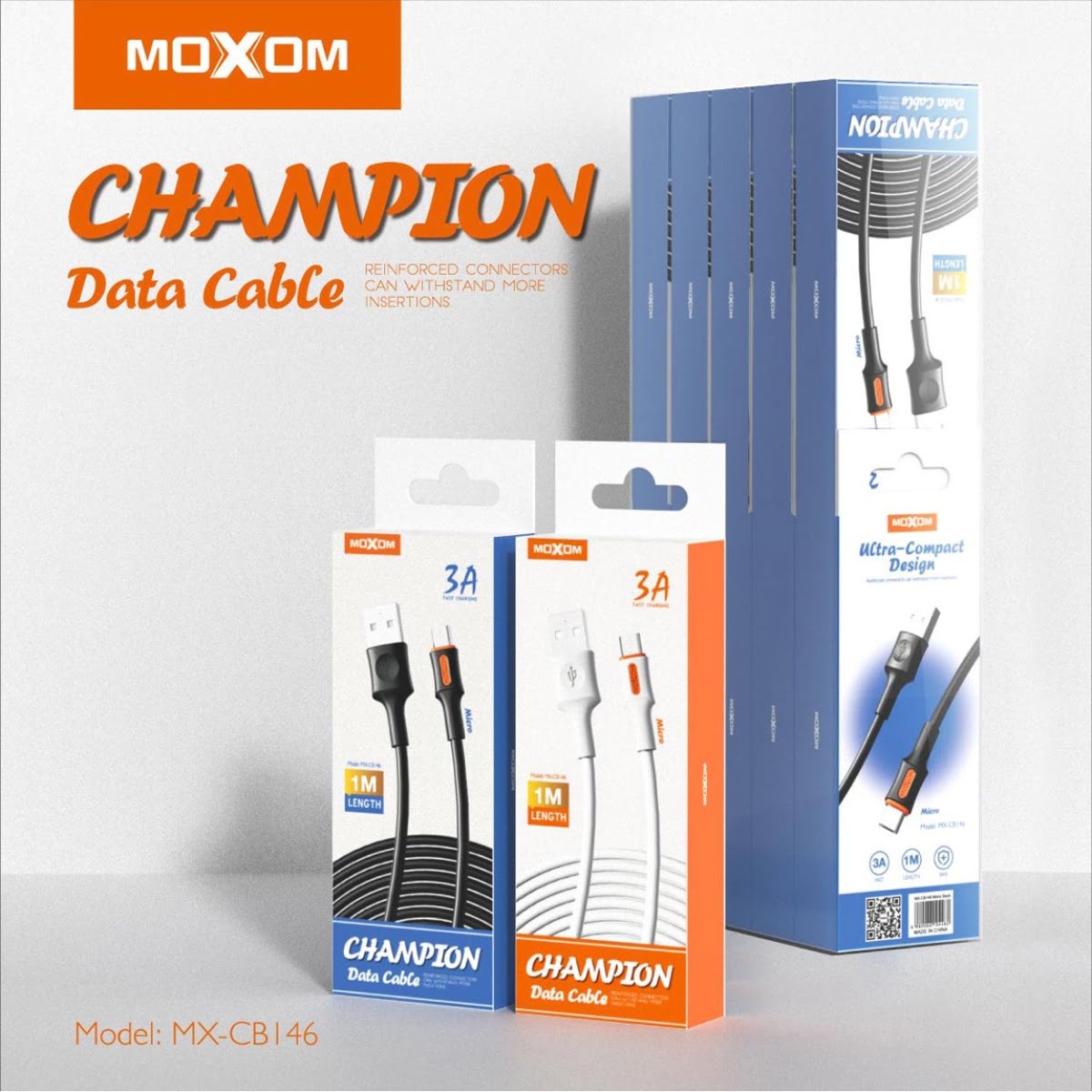 MOXOM MX-CB146 TYPE C USB CHAMPION DATA CABLE - Image 2