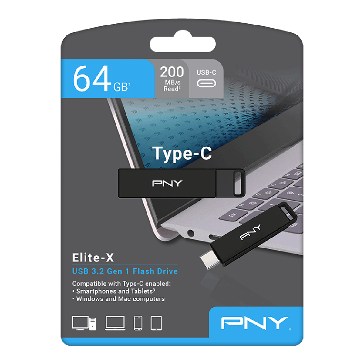 PNY 64GB 3.2 USB PEN DRIVE - Image 1