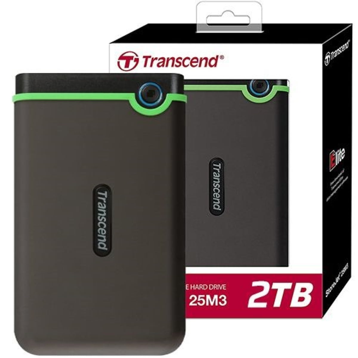 PORTABLE HARD DISK 2TB TRANSCEND STOREJET 25M3 - Image 1
