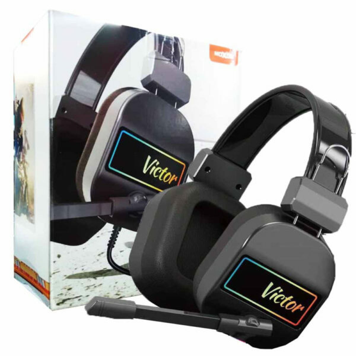 MOXOM MX-EP51GM RGB GAMING WIRED HEADPHONE - Image 1