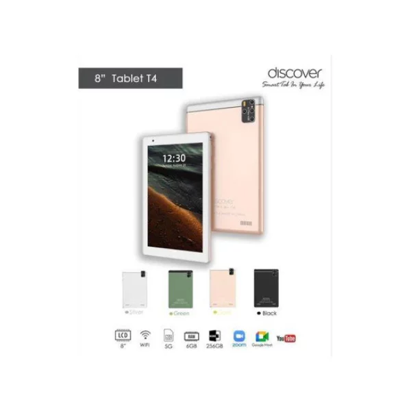 Discover T4 6GB RAM/256GB/8"INCH IPS TAB