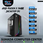 AMD Ryzen™ 5 5500 16GB RAM 512GB NVME M.2  -NVME RUIX CG71 DESKTOP PC - Image 4