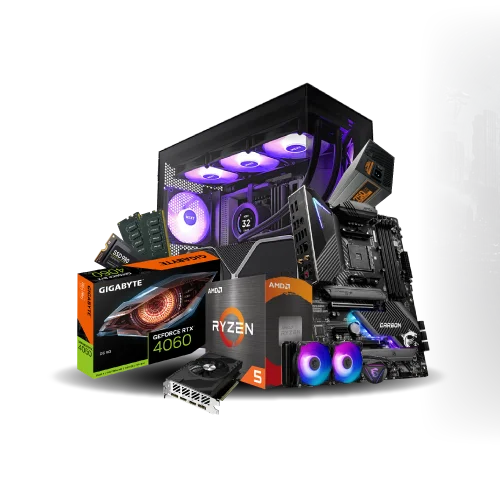 AMD Ryzen™ 5 5600X (RAM) – 32GB SSD – 1TB NVME M.2 NZXT H6 FLOW RGB ATX MID - Image 3