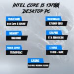 Intel Core I5 13400F DESKTOP COMPUTER DDR4 16GB RAM 1TB SSD - NVME RAID MAX MESHIAN X921RGB - Image 4
