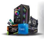 INTEL CORE I5 11400f 16GB RAM 512GB SSD - NVME v8 BLACK CASING DESKTOP PC - Image 2