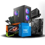 Intel Core  I5 14400F DESKTOP COMPUTER DDR4 16GB RAM  1TB SSD - NVME GAMDIAS TALOS E3 MESH RGB - Image 2