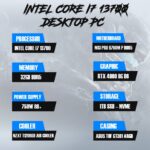 INTEL CORE I7 13700 32GB RAM 1TB SSD - NVME ASUS TUF GT301 ARGB CASING DESKTOP PC - Image 3