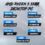 AMD Ryzen™ 5 5500  (RAM) - 16GB SSD - 512GB NVME M.2 PC - Image 4