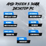 AMD Ryzen™ 5 3600 16GB RAM 512GB NVME M.2 CG71 DESKTOP PC - Image 4