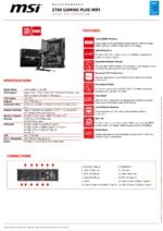 MSI Z790 GAMING PLUS WIFI DDR5 MOTHERBOARD - Image 4