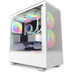 NZXT H5 FLOW WHITE ATX MID TOWER CASE - Image 3