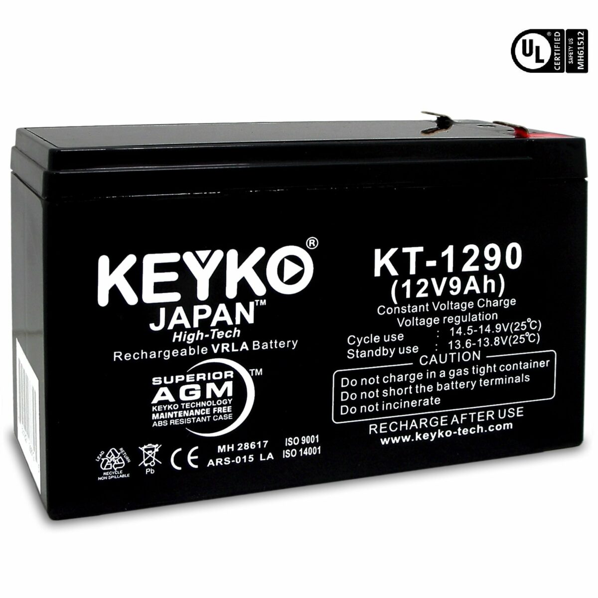 KEYKO 12V 9AH BATTERY - Image 1