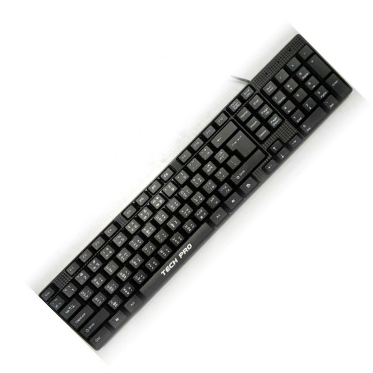 TECHPRO K520B USB 3 LANGUAGE KEYBOARD - Image 1