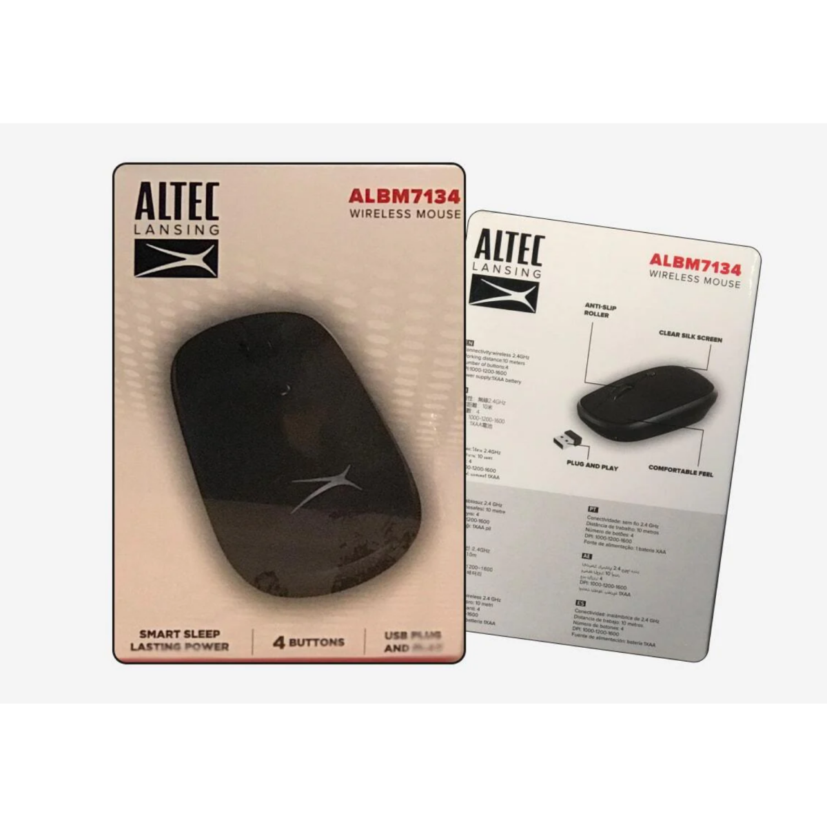 Altec Lansin ALBM7134 Wireless Mouse | 4 Buttons 2.4 GHz - Image 2