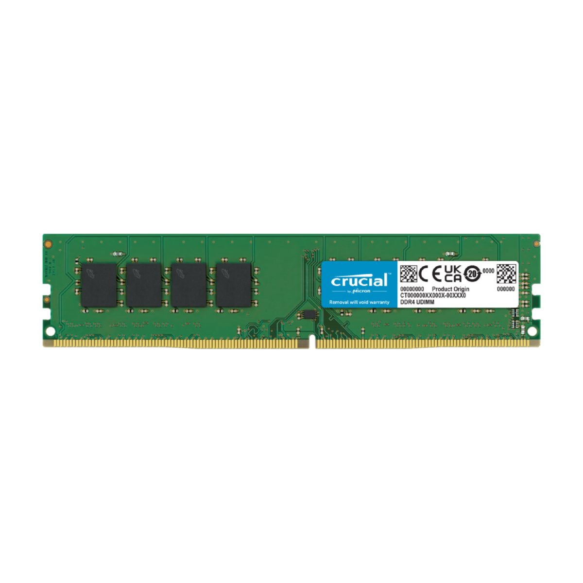 CRUCIAL 8GB DDR4 3200MHZ DESKTOP RAM - Image 1