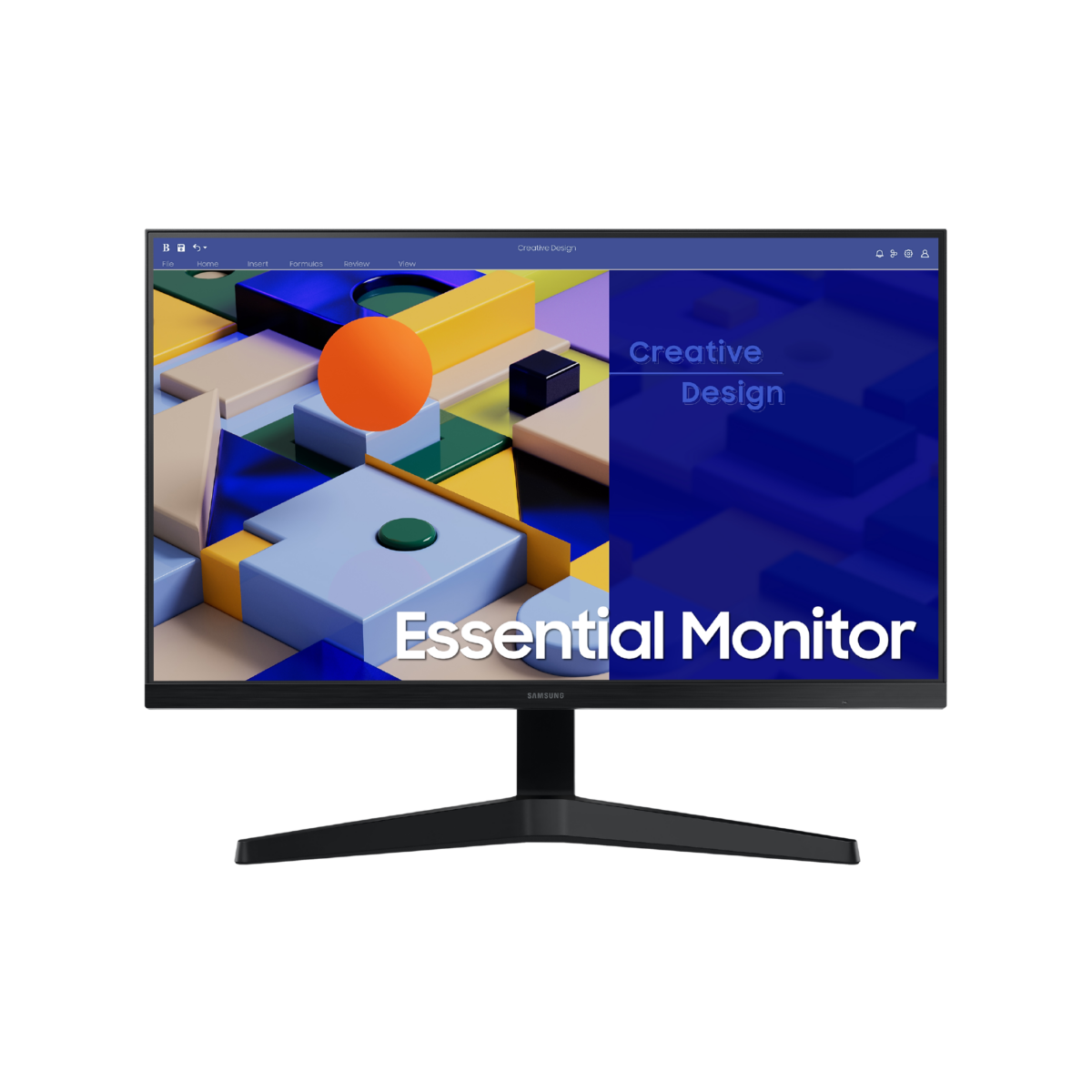 SAMSUNG 27"IPS FLAT LS27C310EAXXXS HDM VGA FHD 75HZ MONITOR - Image 1