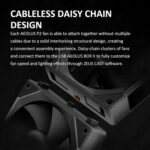 GAMDIAS AEOLUS P2 1203U RGB 120MM (X3) CASE FAN - Image 4