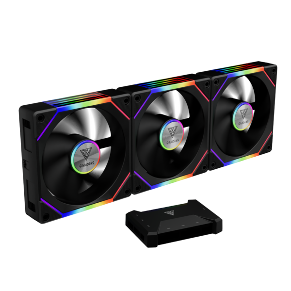 GAMDIAS AEOLUS P2 1203U RGB 120MM (X3) CASE FAN