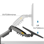 NB F160 DUAL DESKTOP MONITOR ARMS - Image 3