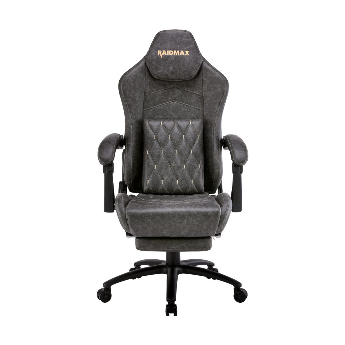 RAIDMAX DK729 GREY GAMING CHAIR - Image 1