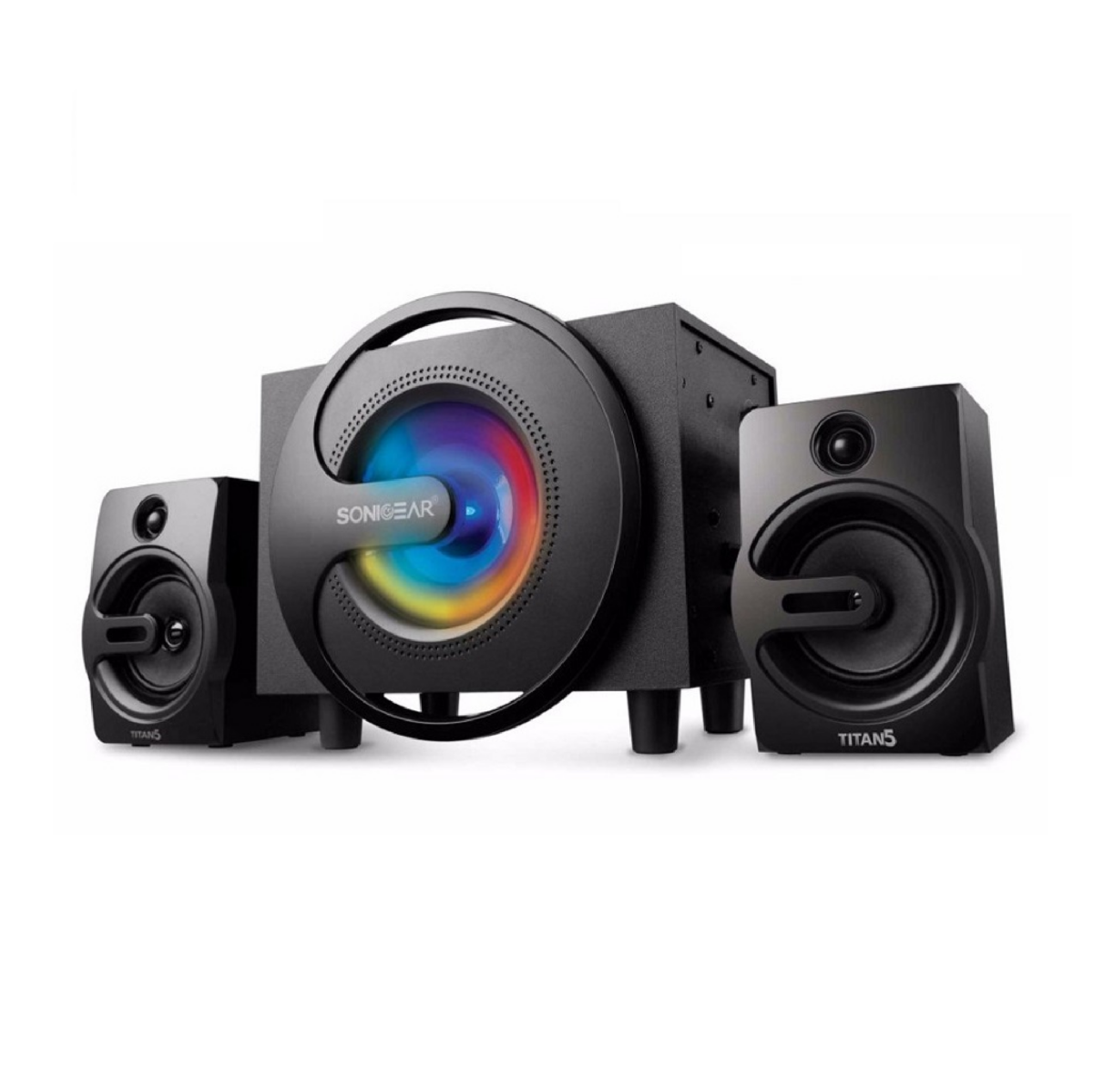 SonicGear TITAN 5 BTMI Subwoofer/ BTMI Speaker (2.1 Bluetooth Multimedia Speakers) - Image 1