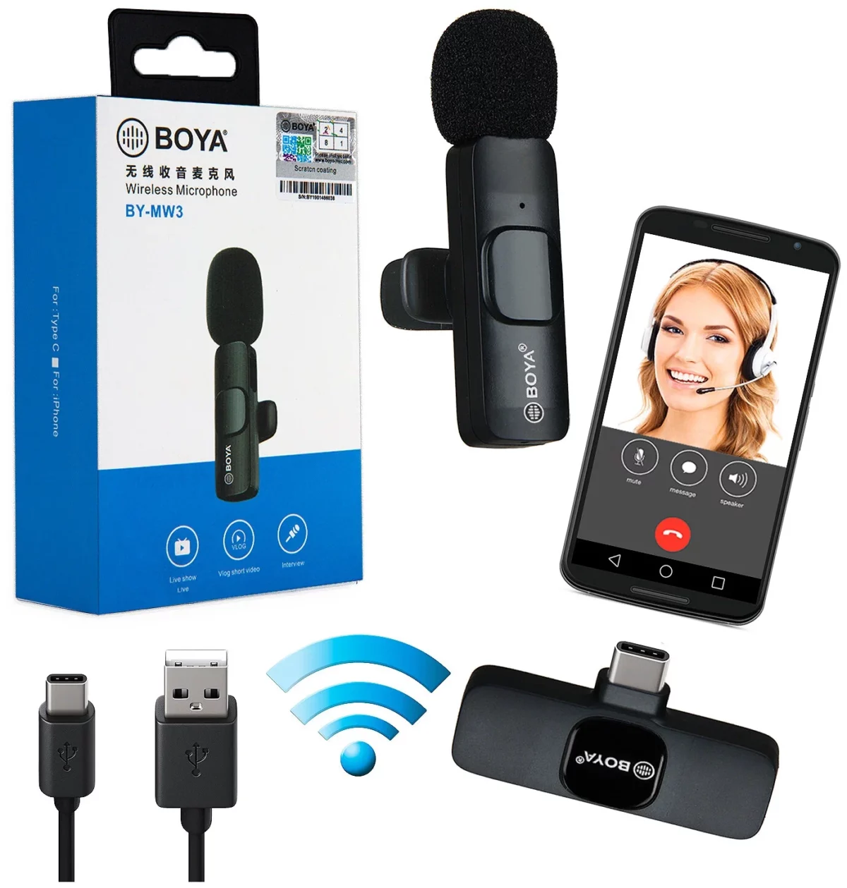 BOYA BY-MW3MAX WIRELESS MICROPHONE - Image 2