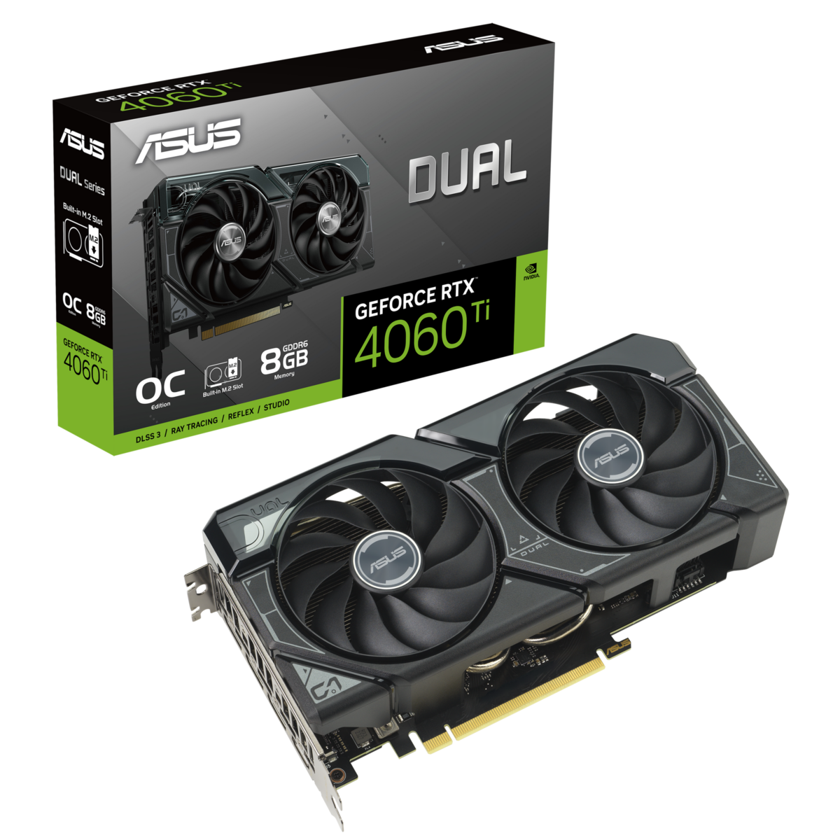 ASUS DUAL RTX 4060 OC EDITION 8G V2 GRAPHICS CARD - Image 1