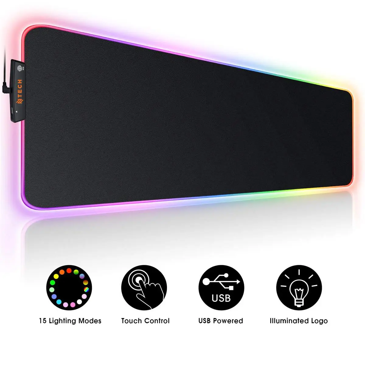 GAMING RGB LED LIGHT MOUSE PAD LED-01 - Image 4