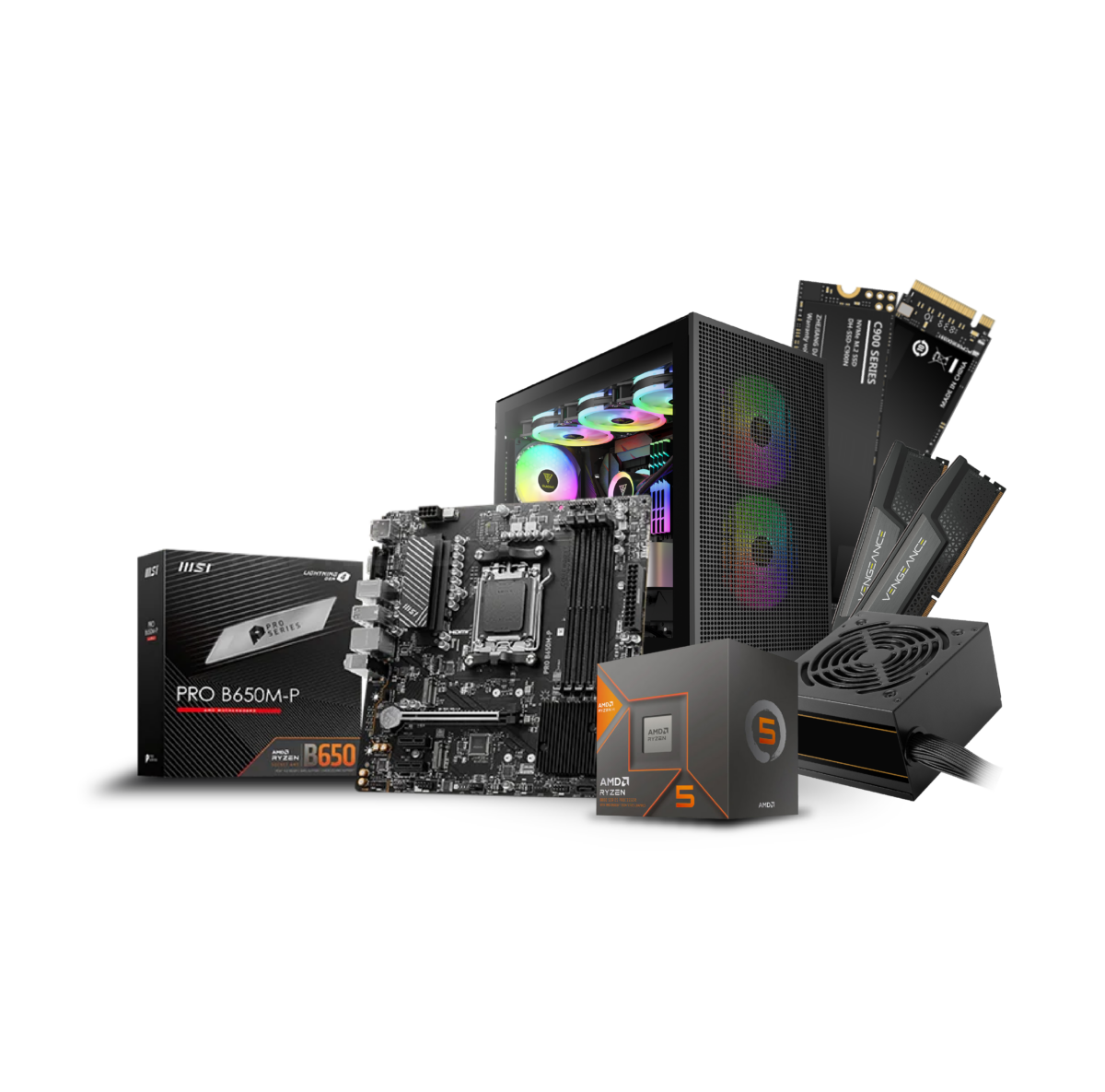 RYZEN 5 8600G DESKTOP COMPUTER - Image 1