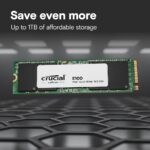 CRUCIAL E100 1TB GEN 4 NVME M.2 SSD - Image 2