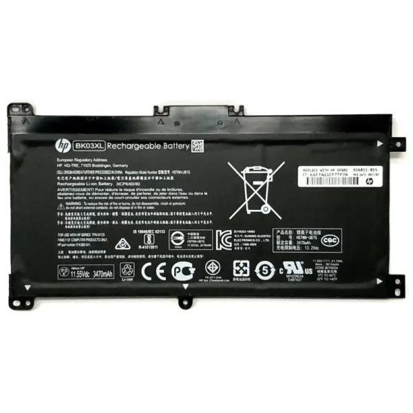 HP BK03XL ORG LAPTOP BATTERY