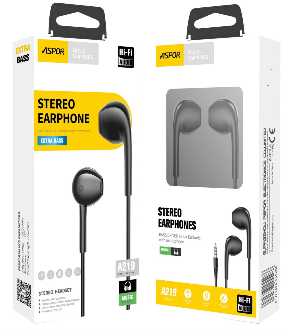 ASPOR A219 EARPHONE - Image 2