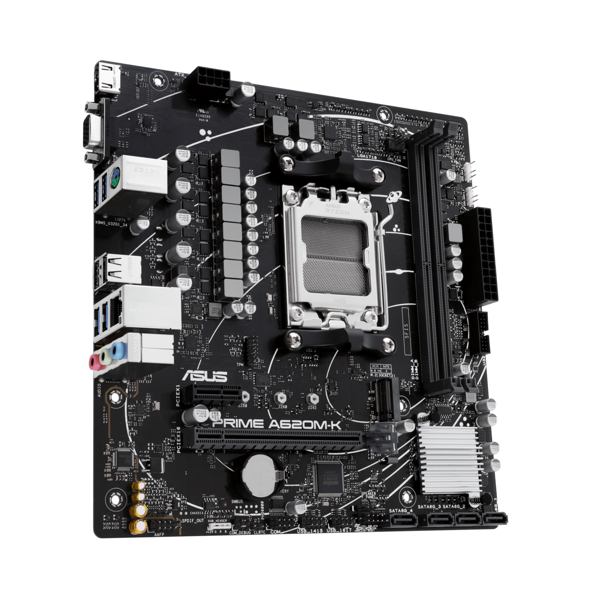 ASUS PRIME A620M-K DDR5 MOTHERBOARD - Image 3