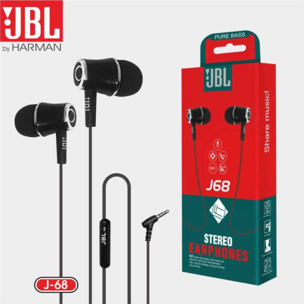 JBL J-68 IN-EAR STEREO EARPHONE