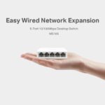 MERCUSYS MS105 5 PORTS 10/100MBPS DESKTOP SWITCH - Image 4