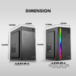 ALCATROZ AZZURA COMPACTO PRO 1RG COMPUTER CASING - Image 3