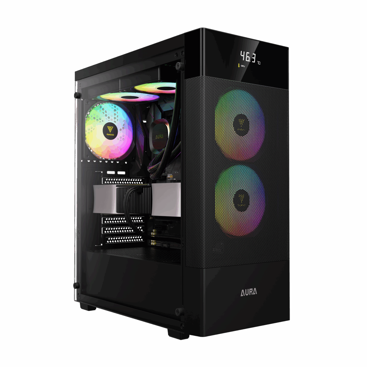 GAMDIAS AURA GC5 ELITE ARGB CASE - Image 1
