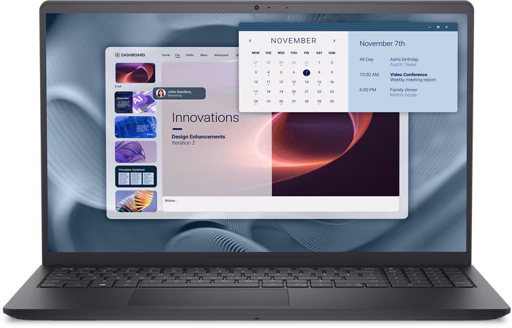 notebook-pv15250-nt-laptop-suhada.lk DELL PRO 15 ESSENTIAL PV15250 INTEL CORE 3 100U LAPTOP - Image 1